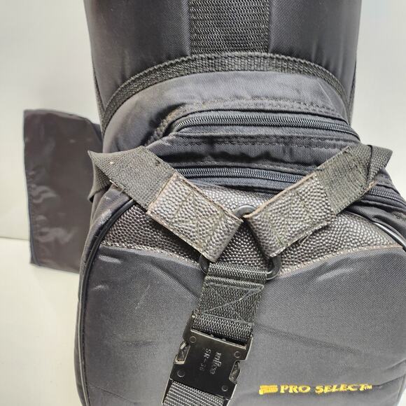 PRO SELECT Golf Staff Cart Bag | 6-Way Divider | Black w/ Rain Hood - Picture 7 of 14